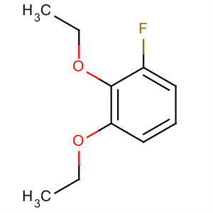 Structure of Benzene, 1,2-diethoxy-3-fluoro-