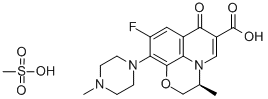 Structure of Levofloxacin mesylate