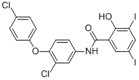 Structure of Rafoxanide