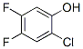 Structure of Phenol,  2-chloro-4,5-difluoro-