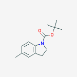 Structure of 1H-Indole, 2,3-dihydro-6-(1-methylethoxy)-
