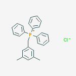 (3,5-dimethylphenyl)methyl-triphenylphosphanium;chloride结构式