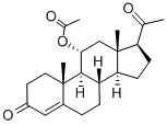 Structure of 11ALPHA-HYDROXYPROGESTERONE ACETATE
