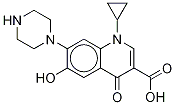 Structure of 6-Hydroxy-6-defluoro Ciprofloxacin