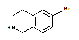 Structure of 6-Bromo-1,2,3,4-tetrahydroisoquinoline