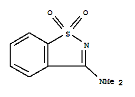 Structure of 3-dimethylamino-psi-saccharin