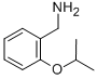 Structure of 1-(2-ISOPROPOXYPHENYL)METHANAMINE