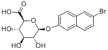 Structure of 6-BROMO-2-NAPHTHYL-BETA-D-GLUCURONIDE