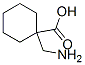 CYCLOHEXANECARBOXYLIC ACID 1-(AMINOMETHYL)-结构式