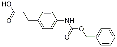 3-(4-CBZ-AMINO-PHENYL)-PROPIONIC ACID结构式