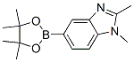 Structure of 1H-Benzimidazole, 1,2-dimethyl-5-(4,4,5,5-tetramethyl-1,3,2-dioxaborolan-2-yl)-