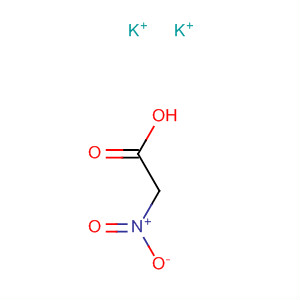 Structure of Acetic acid, nitro-, ion(1-), potassium, potassium salt