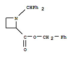 Structure of BENZYL N-DIPHENYLMETHYL-2-AZETIDINECARBOXYLATE