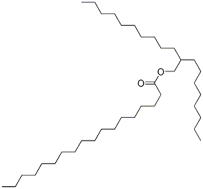 Structure of 2-octyldodecyl stearate