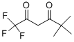 Structure of 1,1,1-TRIFLUORO-5,5-DIMETHYL-2,4-HEXANEDIONE