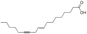 Structure of octadec-9-en-12-ynoic acid