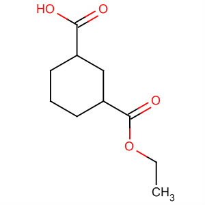 Structure of 1,3-Cyclohexanedicarboxylic acid, monoethyl ester, (1R,3S)-