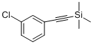 Structure of (3-CHLOROPHENYLETHYNYL)TRIMETHYLSILAN&