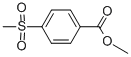 Structure of 4-METHANESULFONYL-BENZOIC ACID METHYL ESTER