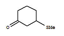 Chemical structure of 3-(methylsulfanyl)cyclohexanone