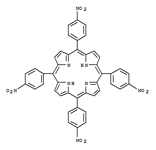 Structure of 21H,23H-porphine, 5,10,15,20-tetrakis(4-nitrophenyl)-