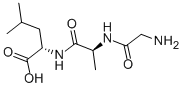 Structure of H-GLY-ALA-LEU-OH