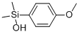 Structure of (4-METHOXYPHENYL)DIMETHYLSILANOL, 96%