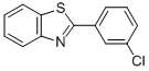 Structure of 2-(3-CHLOROPHENYL)BENZO[D]THIAZOLE
