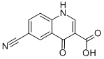 3-QUINOLINECARBOXYLIC ACID 6-CYANO-4-HYDROXY-结构式
