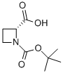Structure of Boc-D-Azetidine-2-carboxylic acid