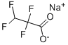Structure of sodium 2,2,3,3-tetrafluoropropionate