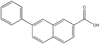 Structure of 7-Phenylnaphthalene-2-carboxylic acid