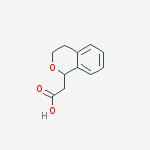 3,4-dihydro-1H-isochromen-1-ylacetic acid结构式
