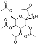 Structure of 1-ACETAMIDO-2,3,4,6-TETRA-O-ACETYL-1-DEOXY-BETA-D-GALACTOPYRANOSYL CYANIDE