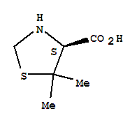 Structure of D-5,5-DIMETHYLTHIAZOLIDINE-4-CARBOXYLIC ACID)