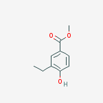 Structure of METHYL 3-ETHYL-4-HYDROXYBENZOATE