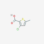 Structure of 2-Thiophenecarboxylic acid, 3-chloro-5-methyl-
