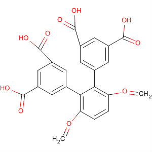 Structure of 1,3-Benzenedicarboxylic acid,5,5'-[1,4-phenylenebis(methyleneoxy)]bis-
