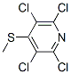 Structure of 2,3,5,6-tetrachloro-4-(methylthio)pyridine