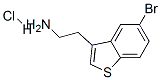 Structure of Benzo(b)thiophene-3-ethylamine, 5-bromo-, hydrochloride