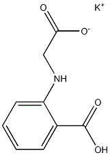 N-(2-CARBOXYPHENYL)-GLYCINE MONOPOTASSIUM SALT结构式