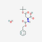 Structure of Z-Asp(OtBu)-OH.H2O