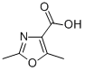 Structure of 2,5-DIMETHYL-1,3-OXAZOLE-4-CARBOXYLIC ACID