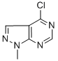 4-氯-1-甲基-1H-吡唑[3,4-d]嘧啶结构式