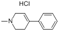 Structure of 1-Methyl-4-phenyl-1,2,3,6-tetrahydropyridine hydrochloride