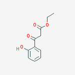 Ethyl 3-(2-hydroxyphenyl)-3-oxopropanoate结构式