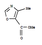 Structure of methyl 4-methyl-1,3-oxazole-5-carboxylate