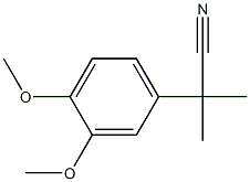 Structure of 2-(3,4-DIMETHOXYPHENYL)-2-METHYLPROPANENITRILE