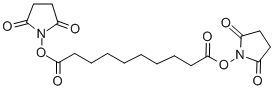 Structure of DISUCCINIMIDYL SEBACATE