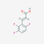 Structure of 2,3,6-TRIFLUOROCINNAMIC ACID